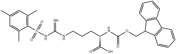 FMOC-ARG(MTS)-OH Structural