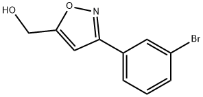 [3-(3-BROMO-PHENYL)-ISOXAZOL-5-YL]-METHANOL Structural