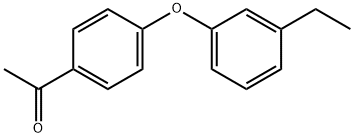 1-[4-(3-ETHYL-PHENOXY)-PHENYL]-ETHANONE Structural