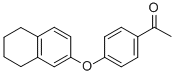 1-[4-(5,6,7,8-TETRAHYDRO-NAPHTHALEN-2-YLOXY)-PHENYL]-ETHANONE Structural