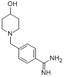 4-(4-HYDROXY-PIPERIDIN-1-YLMETHYL)-BENZAMIDINE Structural