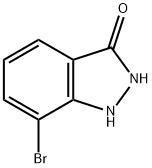 3-HYDROXY-7-BROMO 1H-INDAZOLE Structural Picture