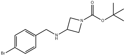 3-(4-BROMO-BENZYLAMINO)-AZETIDINE-1-CARBOXYLIC ACID TERT-BUTYL ESTER