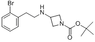 1-BOC-3-[2-(2-BROMO-PHENYL)-ETHYLAMINO]-AZETIDINE Structural