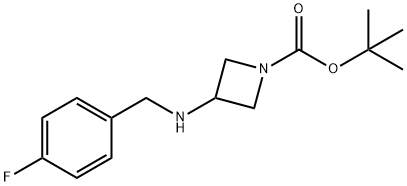 3-(4-FLUORO-BENZYLAMINO)-AZETIDINE-1-CARBOXYLIC ACID TERT-BUTYL ESTER