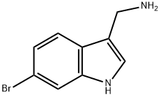 6-BROMO-1H-INDOL-3-METHYLAMINE Structural