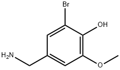 3-BROMO-4-HYDROXY-5-METHOXYBENZYLAMINE Structural