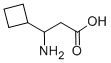 3-AMINO-3-CYCLOBUTYL-PROPIONIC ACID Structural