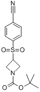 3-(4-CYANO-BENZENESULFONYL)-AZETIDINE-1-CARBOXYLIC ACID TERT-BUTYL ESTER Structural