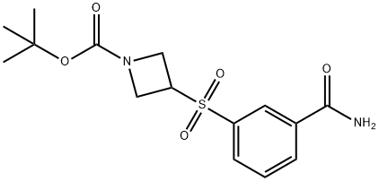 3-(3-CARBAMOYL-BENZENESULFONYL)-AZETIDINE-1-CARBOXYLIC ACID TERT-BUTYL ESTER