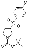 3-(4-CHLORO-BENZENESULFONYL)-PYRROLIDINE-1-CARBOXYLIC ACID TERT-BUTYL ESTER