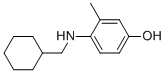 4-[(CYCLOHEXYLMETHYL)-AMINO]-3-METHYL-PHENOL Structural