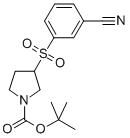 3-(3-CYANO-BENZENESULFONYL)-PYRROLIDINE-1-CARBOXYLIC ACID TERT-BUTYL ESTER