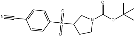 3-(4-CYANO-BENZENESULFONYL)-PYRROLIDINE-1-CARBOXYLIC ACID TERT-BUTYL ESTER