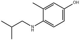 4-(2-METHYL-PROPYLAMINO)-3-METHYL-PHENOL Structural