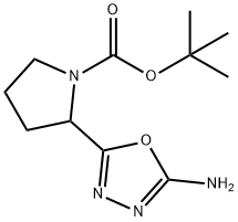 2-(5-AMINO-[1,3,4]OXADIAZOL-2-YL)-PYRROLIDINE-1-CARBOXYLIC ACID TERT-BUTYL ESTER