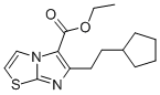 ETHYL 6-(2-CYCLOPENTYLETHYL)IMIDAZO[2,1-B]THIAZOLE-5-CARBOXYLATE Structural