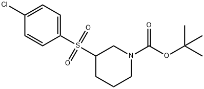 3-(4-CHLORO-BENZENESULFONYL)-PIPERIDINE-1-CARBOXYLIC ACID TERT-BUTYL ESTER