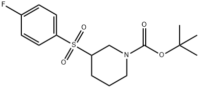 3-(4-FLUORO-BENZENESULFONYL)-PIPERIDINE-1-CARBOXYLIC ACID TERT-BUTYL ESTER