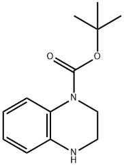 3,4-DIHYDRO-2H-QUINOXALINE-1-CARBOXYLIC ACID TERT-BUTYL ESTER Structural