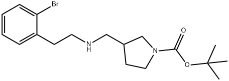 1-BOC-3-([2-(2-BROMO-PHENYL)-ETHYLAMINO]-METHYL)-PYRROLIDINE