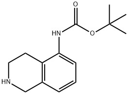 (1,2,3,4-TETRAHYDRO-ISOQUINOLIN-5-YL)-CARBAMIC ACID TERT-BUTYL ESTER Structural