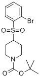 4-(2-BROMO-BENZENESULFONYL)-PIPERIDINE-1-CARBOXYLIC ACID TERT-BUTYL ESTER