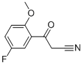 2-CYANO-1-(5-FLUORO-2-METHOXY-PHENYL)-ETHANONE