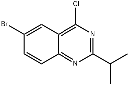 6-BROMO-4-CHLORO-2-ISOPROPYL-QUINAZOLINE