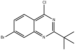 QUINAZOLINE, 7-BROMO-4-CHLORO-2-(1,1-DIMETHYLETHYL)-