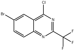 QUINAZOLINE, 6-BROMO-4-CHLORO-2-(TRIFLUOROMETHYL)-