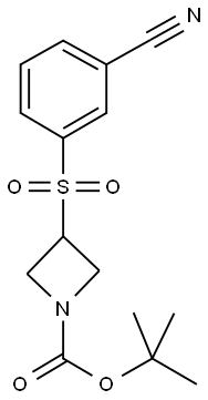 3-(3-CYANO-BENZENESULFONYL)-AZETIDINE-1-CARBOXYLIC ACID TERT-BUTYL ESTER