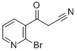 3-(2-BROMO-PYRIDIN-3-YL)-3-OXO-PROPIONITRILE Structural