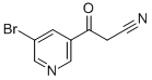 3-(5-BROMO-PYRIDIN-3-YL)-3-OXO-PROPIONITRILE Structural