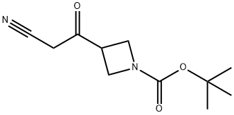 3-(2-CYANO-ACETYL)-AZETIDINE-1-CARBOXYLIC ACID TERT-BUTYL ESTER Structural