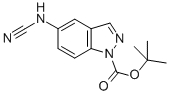 5-CYANOAMINO-INDAZOLE-1-CARBOXYLIC ACID TERT-BUTYL ESTER