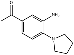 1-(3-AMINO-4-PYRROLIDIN-1-YL-PHENYL)-ETHANONE