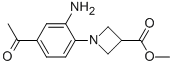 1-(4-ACETYL-2-AMINO-PHENYL)-AZETIDINE-3-CARBOXYLIC ACID METHYL ESTER