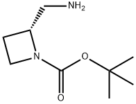 2-AMINOMETHYL-AZETIDINE-1-CARBOXYLIC ACID TERT-BUTYL ESTER HYDROCHLORIDE Structural