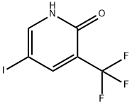 5-IODO-3-(TRIFLUOROMETHYL)-2(1H)-PYRIDINONE Structural