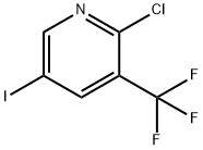 2-CHLORO-5-IODO-3-(TRIFLUOROMETHYL)-PYRIDINONE Structural