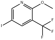 5-IODO-2-METHOXY-3-(TRIFLUOROMETHYL)-PYRIDINONE Structural