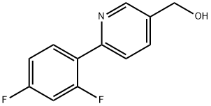 [6-(2,4-DIFLUOROPHENYL)PYRIDIN-3-YL]METHANOL Structural