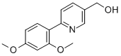 [6-(2,4-DIMETHOXYPHENYL)PYRIDIN-3-YL]METHANOL Structural