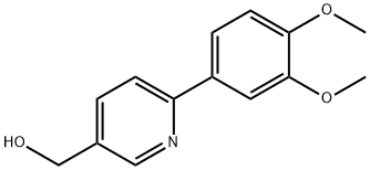 [6-(3,4-DIMETHOXYPHENYL)PYRIDIN-3-YL]METHANOL Structural