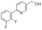 [6-(2,3-DIFLUOROPHENYL)PYRIDIN-3-YL]METHANOL Structural