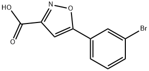 5-(3-BROMOPHENYL)ISOXAZOLE-3-CARBOXYLIC ACID Structural