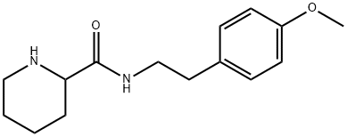 N-[2-(4-METHOXYPHENYL)ETHYL]-2-PIPERIDINECARBOXAMIDE