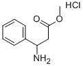 3-AMINO-3-PHENYL-PROPIONIC ACID METHYL ESTER HYDROCHLORIDE Structural