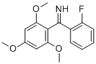 BENZENEMETHANIMINE, A-(2-FLUOROPHENYL)-2,4,6-TRIMETHOXY-